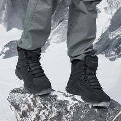 Men's Warm Winter Snow Boots – Wide Fit