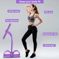 4-Level Resistance Band Tensioner with Handles