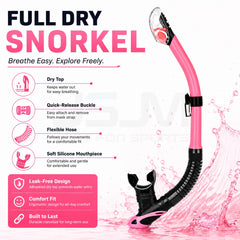Full Dry Snorkel With Purge Valve