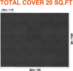 EVA Interlocking Foam Fitness Floor Mat Tiles