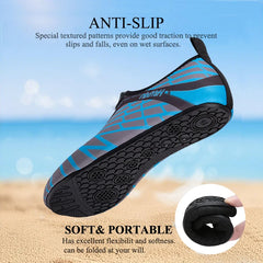 Men's Aqua Water Shoes – Barefoot Beach & Swim Socks