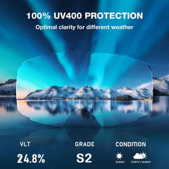 UV400 Anti-Fog Ski & Snowboard Goggles