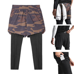 Men's 2 In 1 Quick Dry Compression Pants