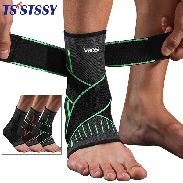Adjustable Compression Ankle Brace Support Sleeve