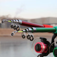 Telescopic Fishing Rod & Spinning Reel Combo Kit