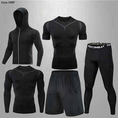 Men's Compression Rashguard Gym Running Training Suit