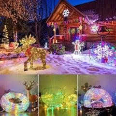 Outdoor Solar LED Rope Fairy String Lights