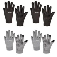 Waterproof Thermal Sports Gloves with Grip