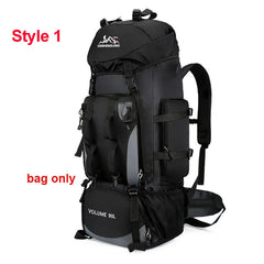 90L Waterproof Hiking Camping Backpack Large Capacity