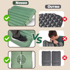 Extra Thick 4" Self-Inflating Camping Sleeping pad
