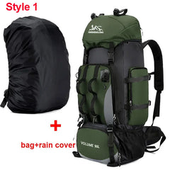 90L Waterproof Hiking Camping Backpack Large Capacity
