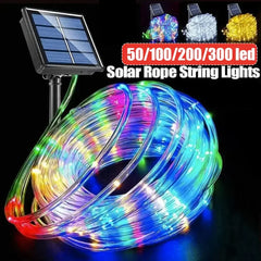 Outdoor Solar LED Rope Fairy String Lights