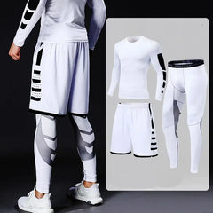 Men's Compression Running Tracksuit Fitness Sportswear Set