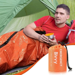 Emergency Thermal Mylar Sleeping Bag Survival Bivy