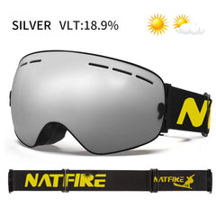 UV400 Anti-Fog Ski & Snowboard Goggles