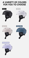 Professional Ski Helmet with Integrated Goggles