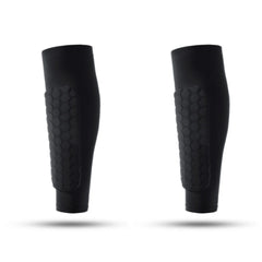 Honeycomb Compression Shin Guards with Calf Protection  Description: