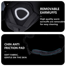 Professional Ski Helmet with Integrated Goggles