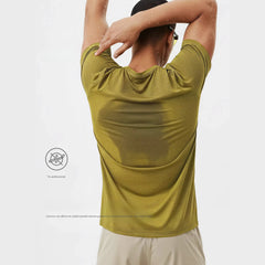 Unisex Quick Dry Moisture Wicking Running T Shirt