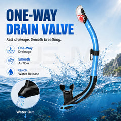 Full Dry Snorkel With Purge Valve