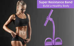 4-Level Resistance Band Tensioner with Handles