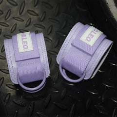 Double D-Ring Gym Ankle Straps for Cable Workouts