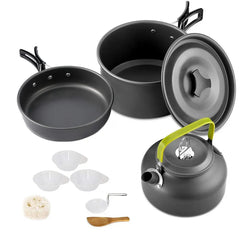 Camping Cookware Set Non Stick Pots For Two
