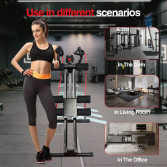 Foldable Ab Machine Core Trainer LCD