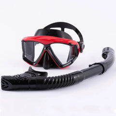 Optical Myopia Snorkel Set Panoramic Diving Mask