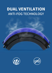 UV400 Anti-Fog Ski & Snowboard Goggles