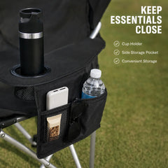 Folding Camping Chair With UPF 50+ Sunshade